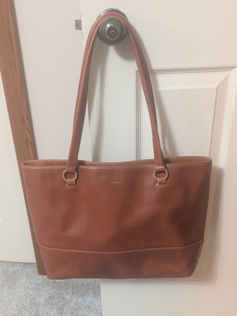 Hammitt Anderson Leather Tote with Gold Accents